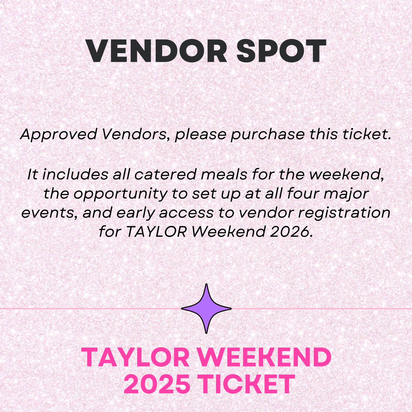 Taylor Weekend 2025