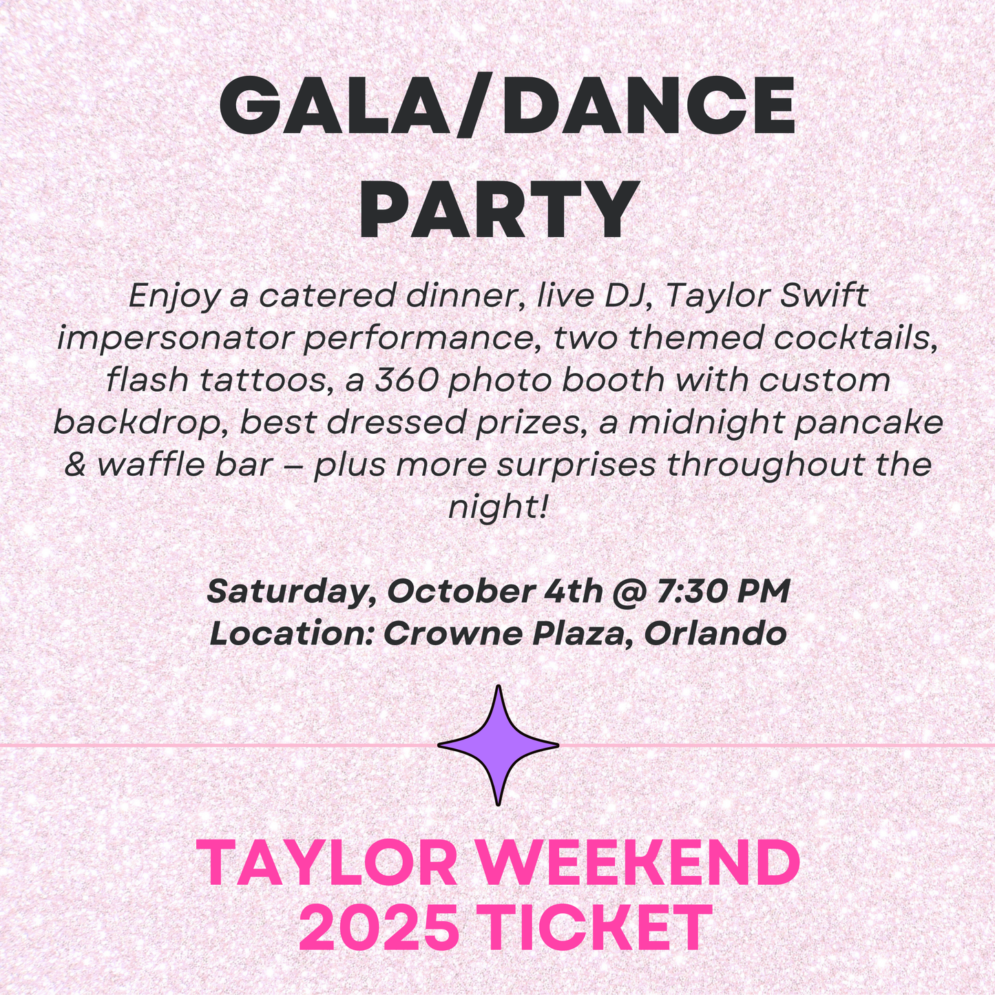 Taylor Weekend 2025